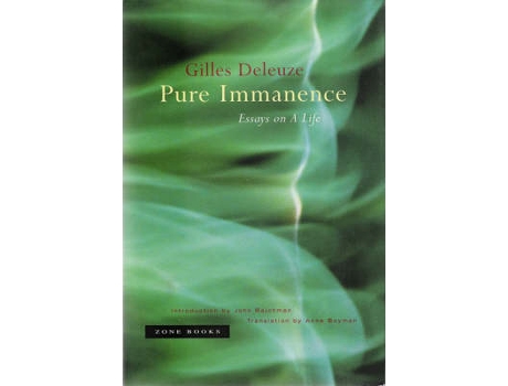 Livro pure immanence de gilles deleuze (inglês)