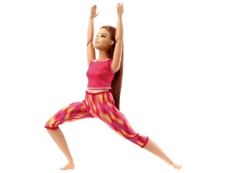 Barbie Made to Move Yoga 2021 Red Curvy