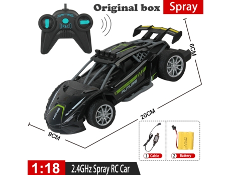 Brinquedo Telecomandado WT-33 Carro de 360 Graus de Rotação com Controlo  Por Pulverização 4Wd Ï¼ˆSpray Carro 20X9X6Cm Blackï¼‰