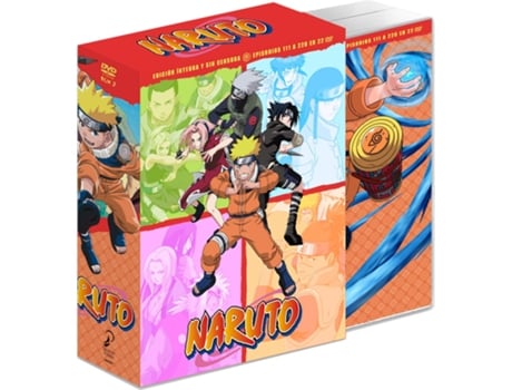 DVD Naruto Box 2 Episodios 111 a 220