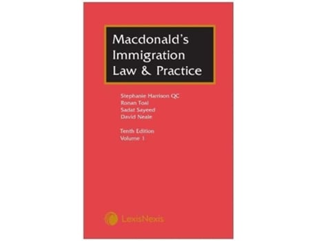 Livro Macdonalds Immigration Law Practice de Stephanie Harrison, Ronan Toal et al. (Inglês - Capa Dura)