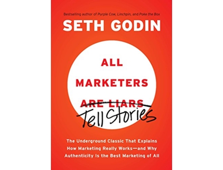 Livro All Marketers are Liars de Seth Godin (Inglês)