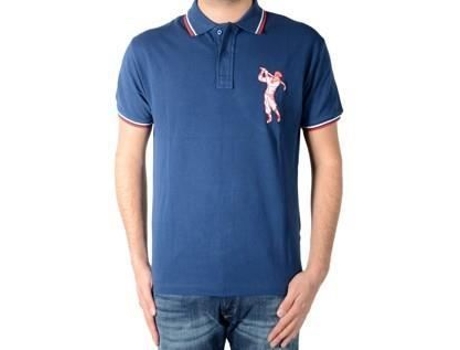 Polo de Homem MARION ROTH Indigo Algodão Azul (M)