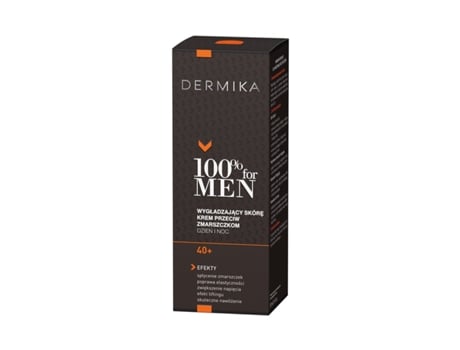 DERMIKA 100% Creme por Homens 40+ suavização da pele creme anti-rugas para o dia / noite 50ml