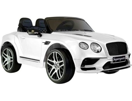 Carro Elétrico  Bentley Supersports JE1155 (Idade Mínima: 3 - Branco)