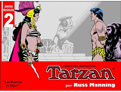 Livro Tarzan Planchas, 2 Brumas De Opar de Russ Manning (Espanhol)