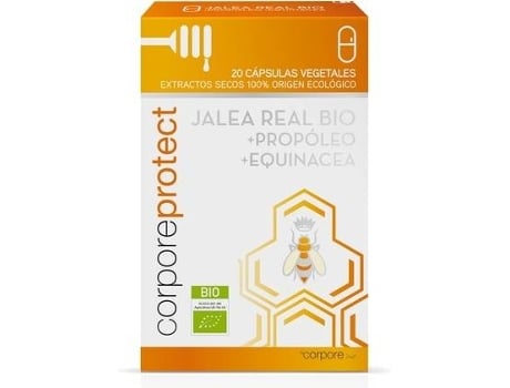 Suplemento Alimentar CORPORE PROTECT Geleia Real (20 cápsulas de 495mg)