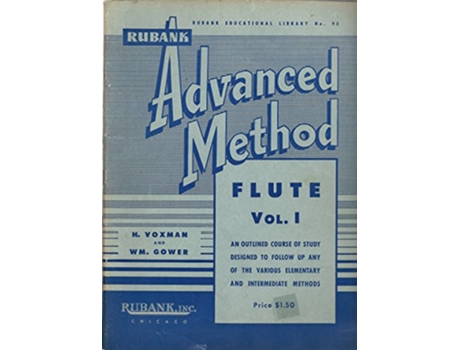 Livro RUBANK ADVANCED METHOD VOL I de Voxman, H et al. (Inglês)