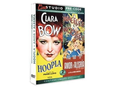 DVD Hoopla 1933 + Hips Hips Hooray! 1934 - Amor Y Alegría + Hoopla Clara Bow Pre- Code Pack