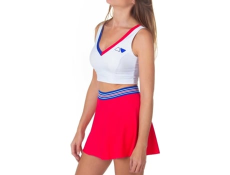 Top de Mulher DYLOW2022  Branco para Padel (Tam.:S)