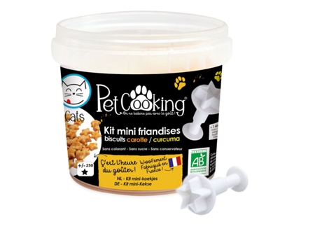 Kit de Petiscos para Gato Cenoura/Açafrão 150 gPetcooking