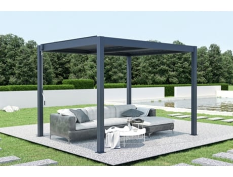 Pérgola Bioclimática CAZEBOO Santa 300S250 Cinzento Antracite