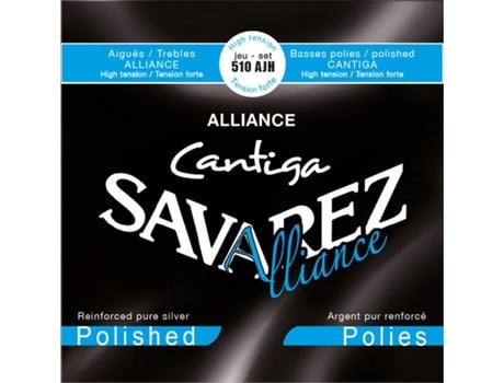 Savarez Conjunto de Cordas Violão Clássico Agudos Alliance Baixos Cantiga Silv