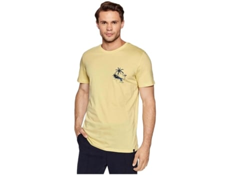 T-Shirt de Homem JACKJONES Corta Amarelo (L)