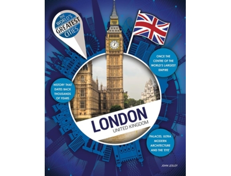 Livro London de John Lesley (Inglês - Capa Dura)