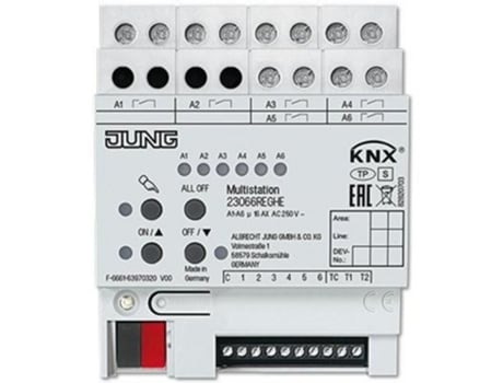 Multistation JUNG Knx 6 Entradas e 6 Saídas 16A