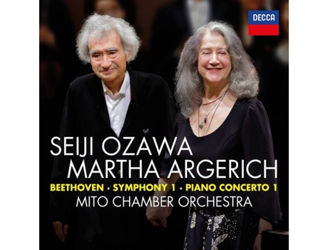 CD Martha Argerich/Mito Chamber Orchestra/Seiji Ozawa-Beethoven - Symphony 1 In C