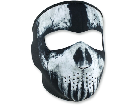 Motos Balaclava ZAN HEADGEAR Full Face Skull Ghost TU