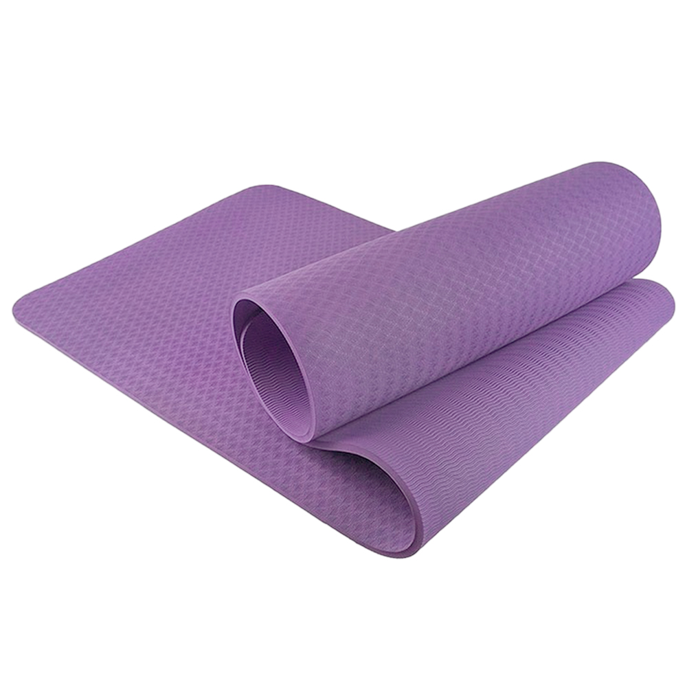 Tapete de yoga, Antiderrapante, 181x61x0,6 cm, Flexível