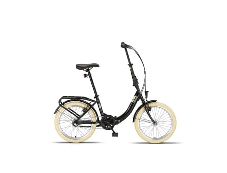 Bicicleta Dobrável PACTO Nine Preto 3 Marchas Shimano Nexus Freios de Aro