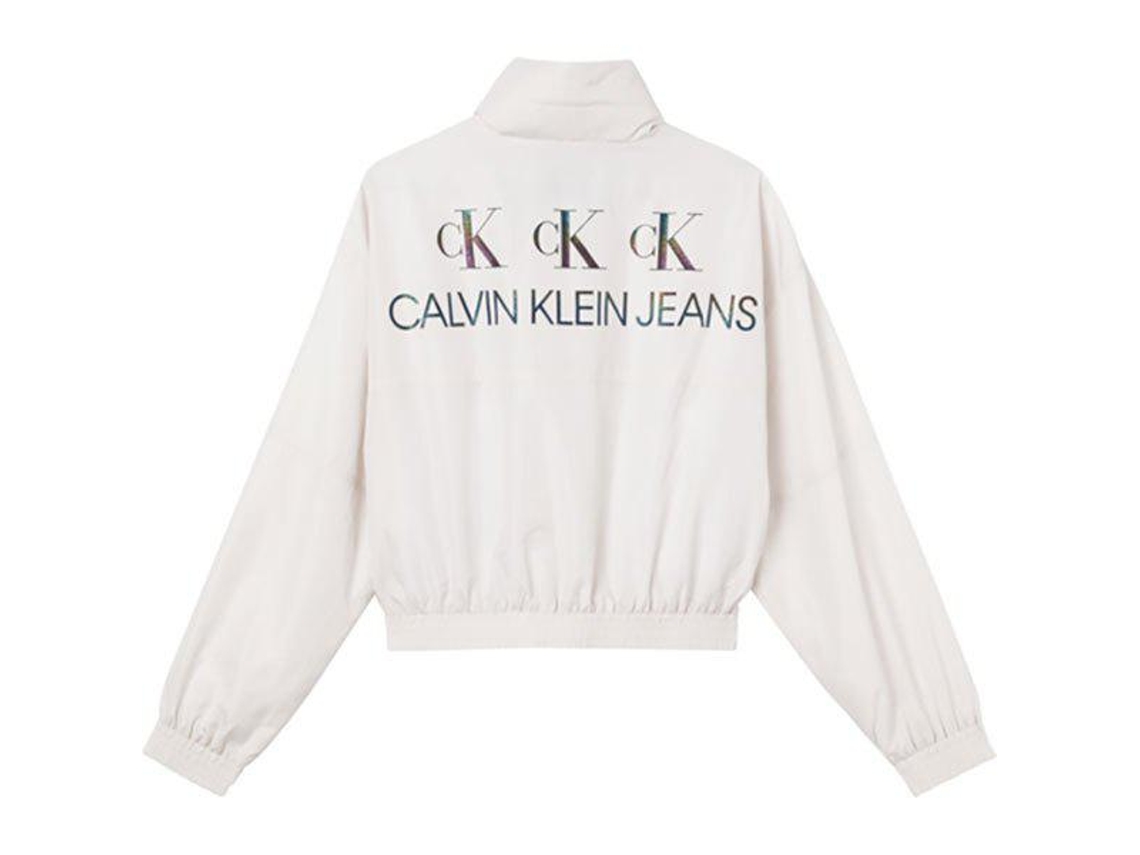 Calvin klein jeans Back Logo Windbreaker Jacket Black