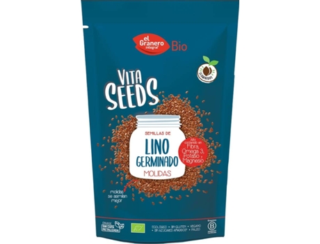 Vitaseeds  Linho Germinado BIO 200Gr