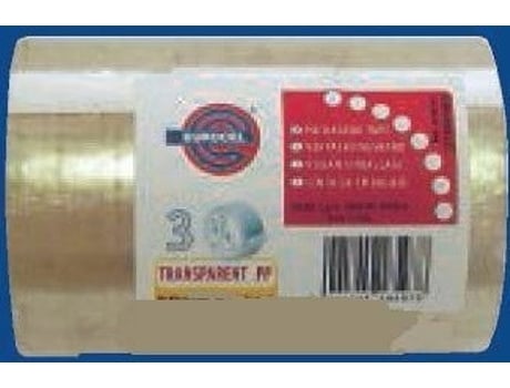 EUROCEL Cf3Nastro Transparente Imballo 50X66 66 M Transparente Pp Polipropileno 3 Peças