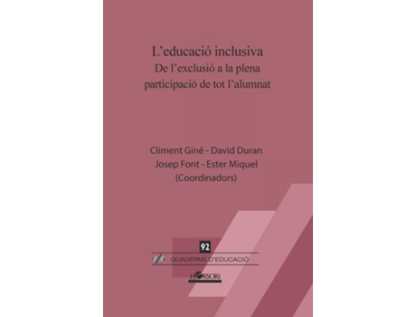 Livro LEducació Inclusiva de Climent Giné (Espanhol)