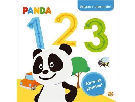 Livro Panda - Segue e Aprende! 123 de VVAA (Português)