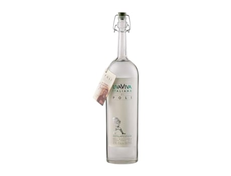 Aguardente Grappa JACOPO POLI Uva Viva Italiana Malvasía e Mascate Venezia (0.7 L - 1 Unidade)