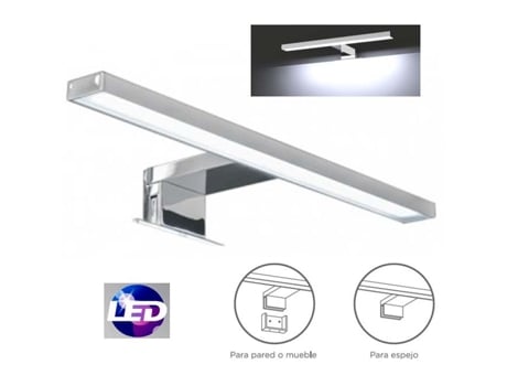 Aplique de Parede Led 30 Cm 5W Ip44 Multi-Fixação Cromado