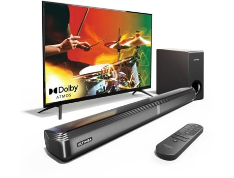 Soundbar Destacável ULTIMEA Apollo S60 Subwoofer 4.1 Canal Bluetooth 5.3 3 Modos de Equalização Potência de Pico de 280W