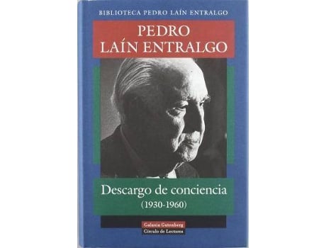 Livro Descargo De Conciencia de Pedro Lain Entralgo (Inglês)