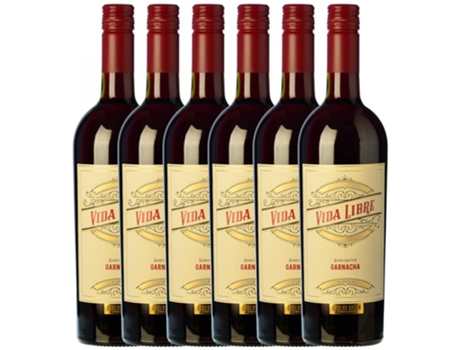 Vinho Tinto RAÍCES IBÉRICAS Raíces Ibéricas Carlos Rubén Vida Libre Tinto Grenache Joven (0.75 L - 6 unidades)