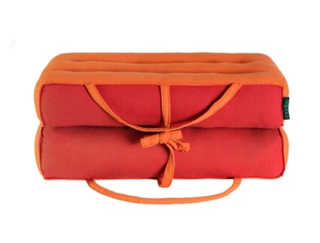 Almofada de Yoga ANADEO Foldable (Fibras Sustentáveis - Laranja - 40 x 20 x 15 cm)