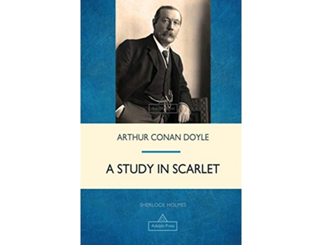 Livro A Study in Scarlet Sherlock Holmes de Sir Arthur Conan Doyle (Inglês)