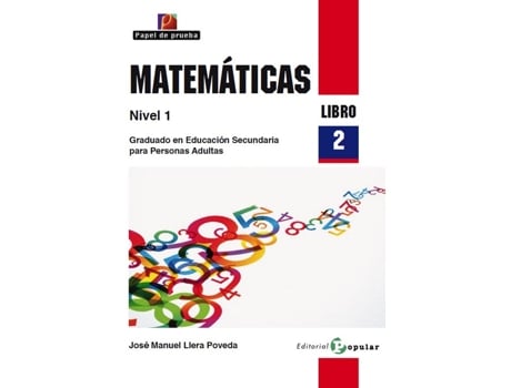 Livro Matemáticas Nivel I de José Manuel Llera Poveda (Espanhol)