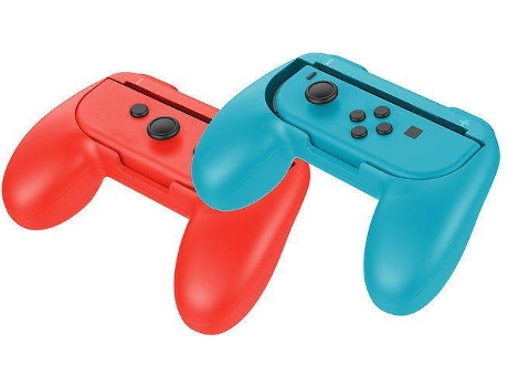 Grips Comando Nintendo Switch  Joy-com em Azul e Vermelho