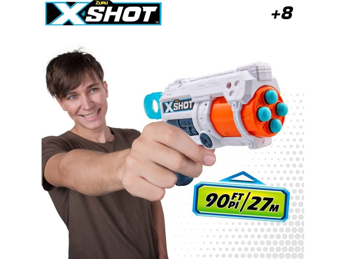 Lançador de brinquedo X-Shot para crianças 8 anos