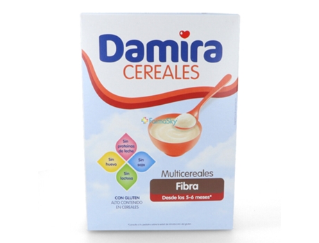 Mingau de cereais multi Fibra  +5 meses 600Gr