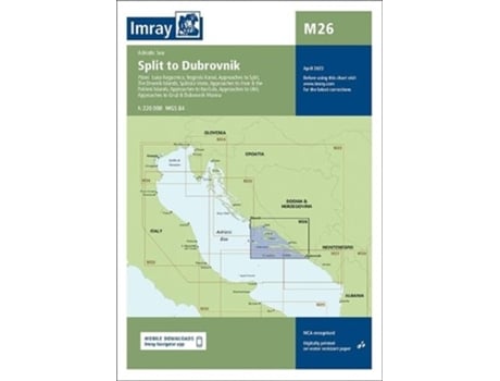 Livro Imray Chart M26 de Imray (Inglês)