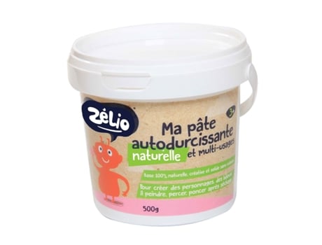 Plasticina ZÉLIO Pasta Autoendurecedora Natural 500 g