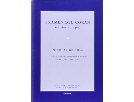 Livro Examen del Coran de Nicholas (Latim)