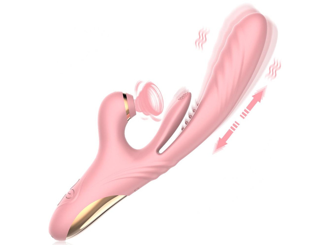 3 em 1 Vibrador de Massagem Telescópica para Chupar Língua e Lamber para  Mulheres Rosa VEANXIN | Worten.pt