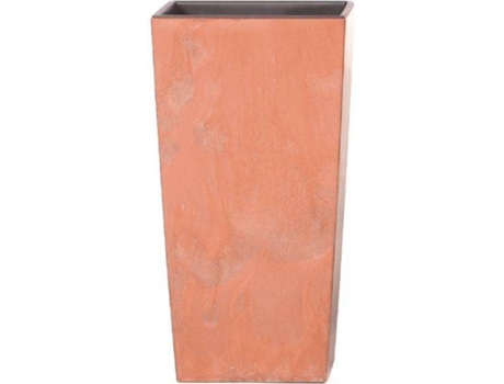 Vaso  Urbi Square Beton Efect (Laranja - 22 x 22 x 42 cm)