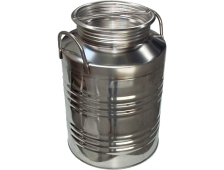 Tanque acero inoxidable bajo - 75 l