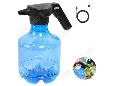 Frasco de spray de 3L para sprinkler elétrico recarregável para lavagem de carros, rega de flores, artefato de limpeza TECH DISCOUNT