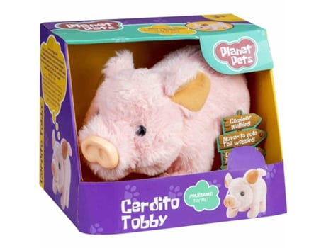 Tobby Pig, o brinquedo de pelúcia interativo macio e adorável para crianças PLANET PETS