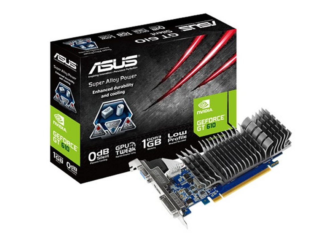 Placa Gr fica ASUS GeForce GT 610 NVIDIA 2 GB DDR3 Worten.pt