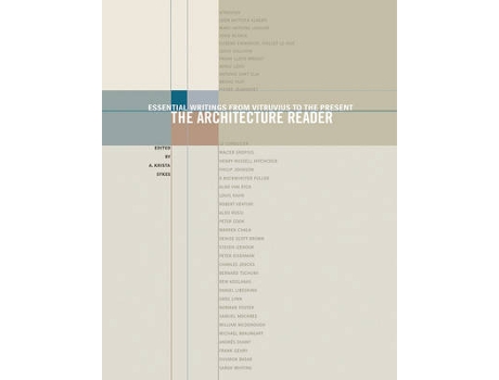 Livro the architecture reader de edited by a krista sykes (inglês)